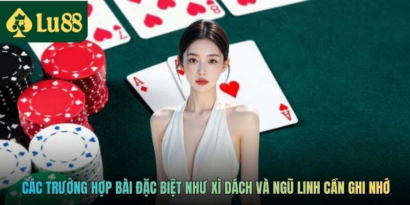Các trường hợp bài đặc biệt như Xì Dách và Ngũ Linh cần ghi nhớ