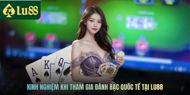 Kinh nghiệm khi tham gia đánh bạc quốc tế tại LU88